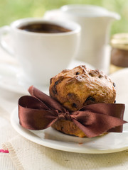 muffin and coffee