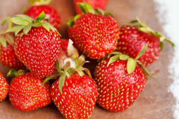 fresh strawberries
