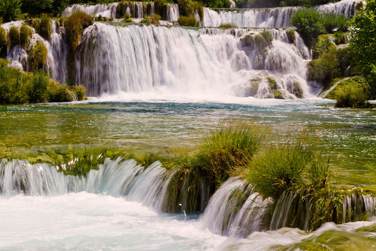 Skradinski waterfall on the Krka river © mch67