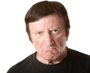 Skeptical Mature Man