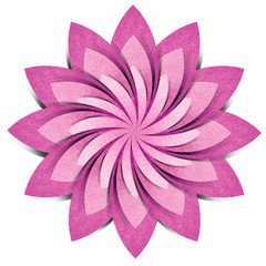 Flower origami  recycled paper craft
