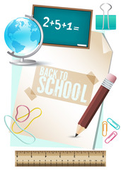 Back to school, design elements