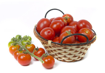 tomatoes in basket