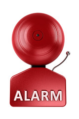 Alarm Bell isolated over white background