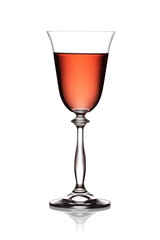 Glass of red wine