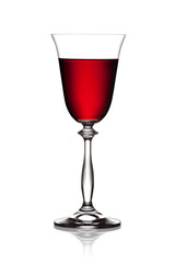 Glass of red wine