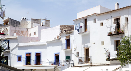 Balearic Ibiza white island architecture Mediterranean