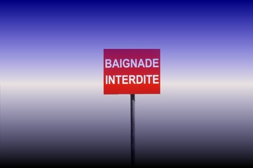 Baignade interdite