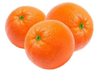 orange isolated on white background