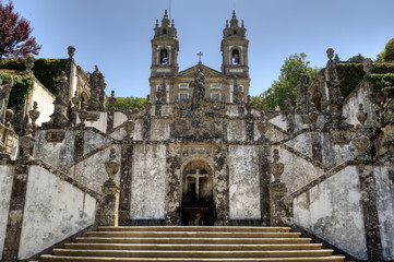 Fototapeta na wymiar Bom Jesus do Monte, Braga, Portugal.