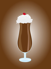 chocolate milk shake