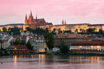 Obraz premium Une soirée à Prague