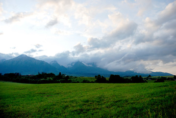 Mountains landscape, High Tatras, Slovakia