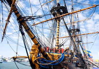 Old sailship