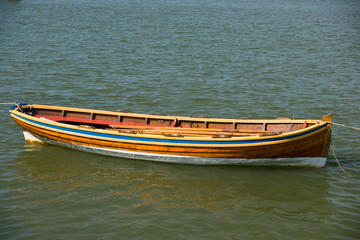 Old row boat
