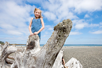 Child at the beach