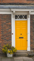Fototapeta na wymiar Yellow door