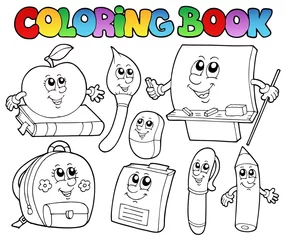  Kleurboek school tekenfilms 5 © Klara Viskova