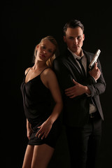 James Bond mit Bondgirl