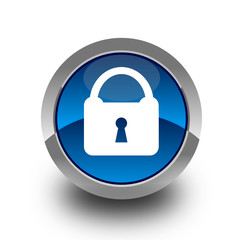Security glossy icon