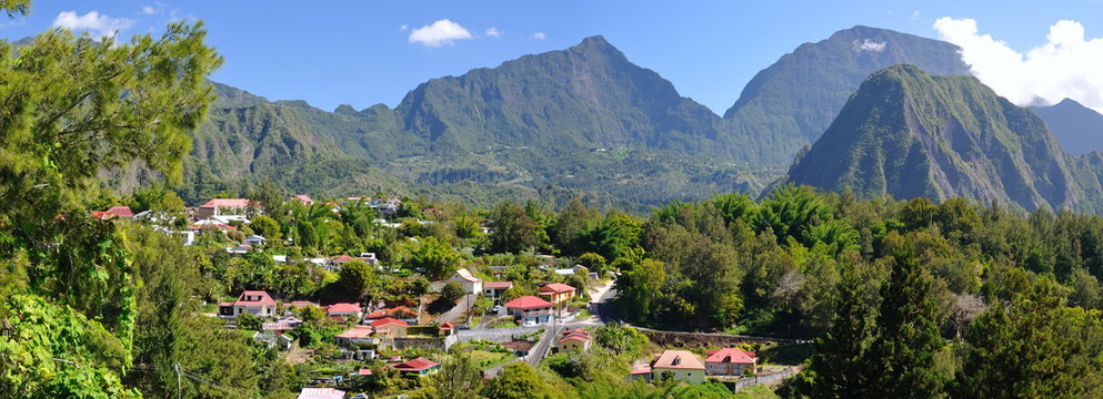 Village de Hell-Bourg, La Réunion.