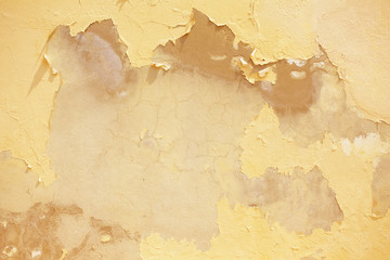 Aged yellow wall texture background