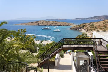 Fototapeten Beautiful view from the hotel on the Aegean © RVC5Pogod