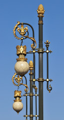 Fototapeta na wymiar Lamps detail - Royal Palace - Madrid
