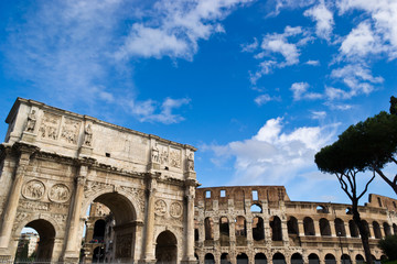 Obraz premium Colosseum Panoramic View