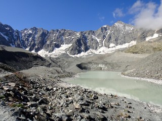 Glacier d'Arsine lake