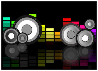 music vector background