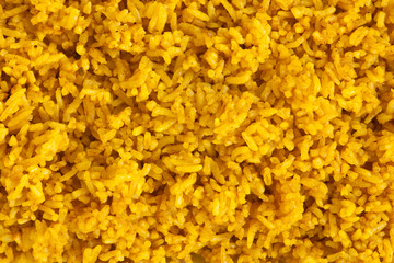 Saffron rice background