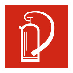 Feuerlöscher Zeichen Symbol Brandschutzzeichen