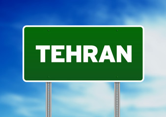Tehran road Sign