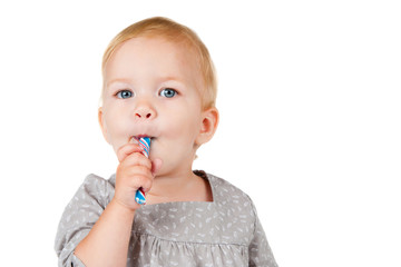 girl with a lollipop