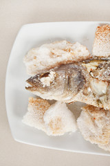 fish in the salt