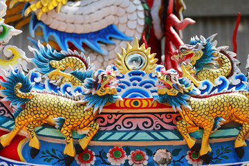 Fototapeta na wymiar Chinese temple, Thailand.