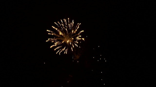 Beautiful fireworks victorious