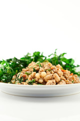 stir fried pork whit basil