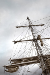 Mat, voilier, voile, bateau, navire, navigation, croisi&egrave;re, mer