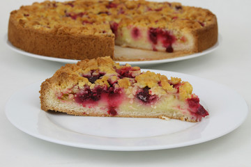 KIrschkuchen mit Streuseln