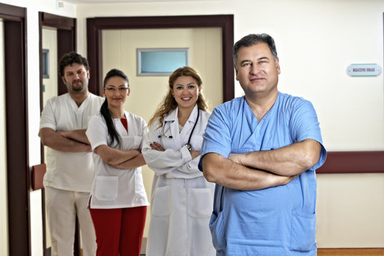 Group of doctor in ward
