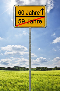 60 Jahre Geburtstag - Jubil&auml;um