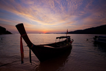 Sunset at Lipe island, Thailand