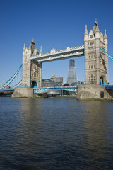 Fototapeta na wymiar Tower Bridge across the River Thames in London, England