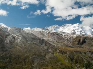 Glaciers et sommet du Gornergrat