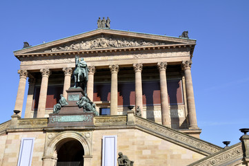Fototapeta na wymiar Berlin Old National Gallery