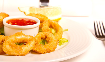 Fried calamari