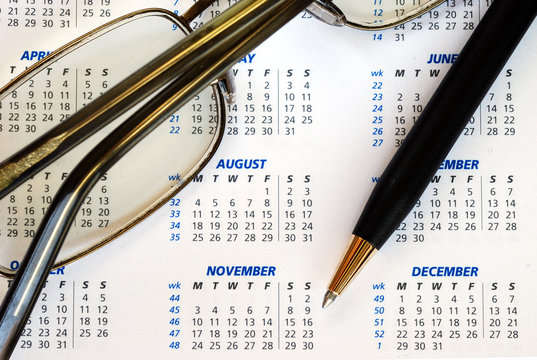 Check out the business calendar concepts of planning ahead