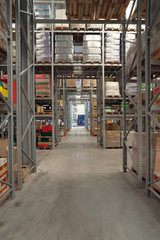 Fototapeta na wymiar Warehouse interior